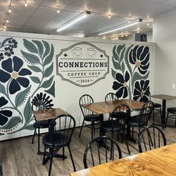 Connections Coffee and Market - Wall in coffee shop
