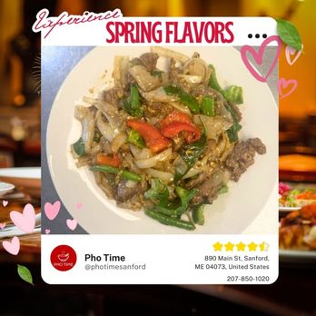 Pho Time - Vietnamese Near Me - Sanford, Maine Pho Time - Vietnamese Near Me - Sanford, Maine