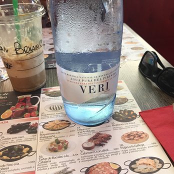 Paelleria - Ice cold bottled water...looks expensive - Arroceria / Paella Near Me - Barcelona, B Paelleria - Ice cold bottled water...looks expensive - Arroceria / Paella Near Me - Barcelona, B