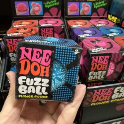 Affordable Treasures - NeeDoh Fuzz Ball Flower Power