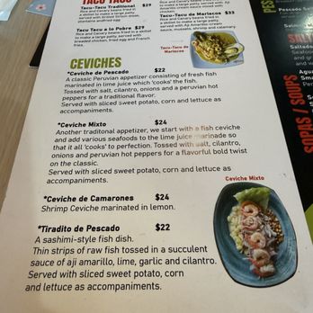 Rincon Limeño - Menu - Latin American Near Me - Boston, Massachusetts