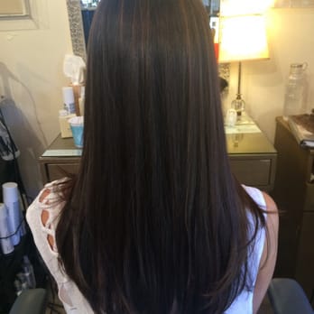 Rich Dark Brown Base Color With Subtle Caramel Highlights Yelp