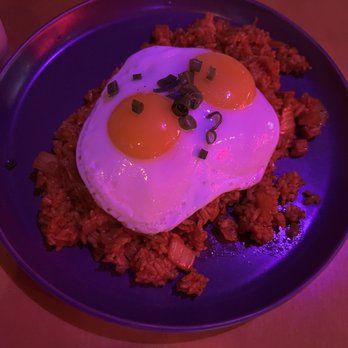 Soju Bang - Kim Chee fried rice w/egg - Bars Near Me - Honolulu, Hawaii