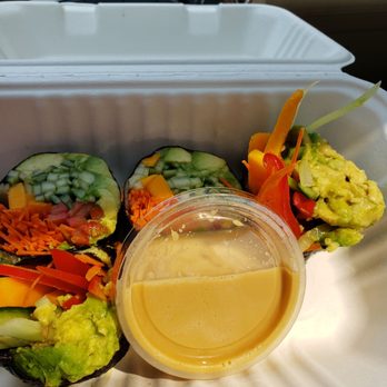 Try It Raw - Zucchini Noodles & Nori Rolls - Live/Raw Food Near Me - Birmingham, Michigan