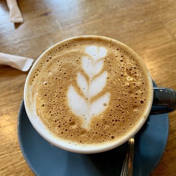 Pilot Coffee Roasters - Cappuccino with almond milk - Coffee Roasteries Near Me - Toronto, Ontario Pilot Coffee Roasters - Cappuccino with almond milk - Coffee Roasteries Near Me - Toronto, Ontario