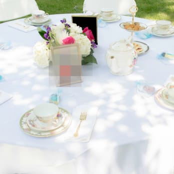 Vintage Place Settings - Tea Party Shower - Party Equipment Rentals Near Me - Chicago, Illinois