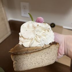 Petit Four Dessert Cafe - Earl Grey Cheesecake