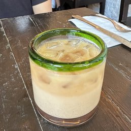 Iced horchata tea latte