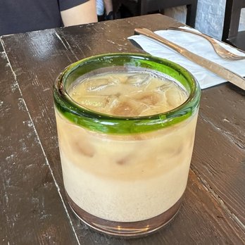Ursula - Iced horchata tea latte - New Mexican Cuisine Near Me - Brooklyn, New York