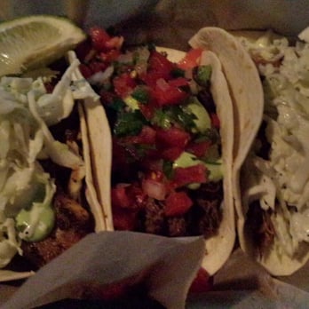 Verde - Left to Right-- Grilled Fish, Short Rib, Pulled Pork. - Mexican Near Me - Atlanta, Georgia Verde - Left to Right-- Grilled Fish, Short Rib, Pulled Pork. - Mexican Near Me - Atlanta, Georgia