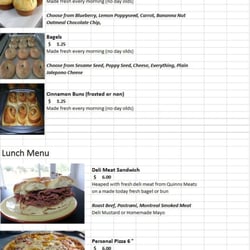 Abrams Bakery - Menu