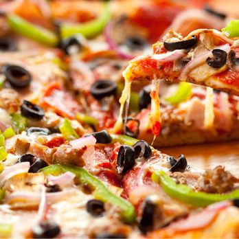 Paradise Grill & Pizzeria - a pizza with olives and peppers - Pizza Near Me - Ocean Pines, Maryland Paradise Grill & Pizzeria - a pizza with olives and peppers - Pizza Near Me - Ocean Pines, Maryland