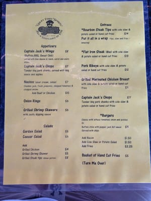 Menu photo 3 Captain Jack's Naples, ME