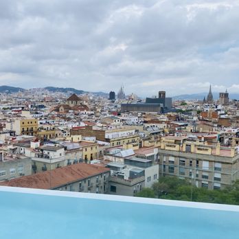Andante Hotel - roof top with pool in foreground - Hotels Near Me - Barcelona, B