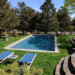 Anchor Pools - A 16x32 pool we service and maintain in Sag Harbor