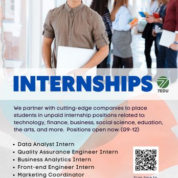 7EDU Impact Academy - We are now accepting student interns for Spring! Check out our website https://7edu.org/internship-programs#scrollTop=0 to learn more! - Private Tutors Near Me - Cupertino, California 7EDU Impact Academy - We are now accepting student interns for Spring! Check out our website https://7edu.org/internship-programs#scrollTop=0 to learn more! - Private Tutors Near Me - Cupertino, California