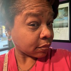 Fat Kats Artistry - My pierced nose. You can barely see it. I can't wait to change it out!!