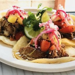 Deconstructed Pork Belly Tacos