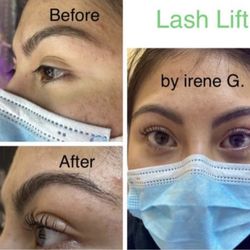 Edge Salon - Lash lift with Ireane
