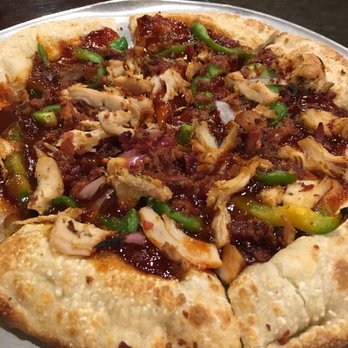 Aubree's Pizzeria & Grill - BBQ pizza no cheese and no butter!! Delics - American Near Me - Dexter, Michigan