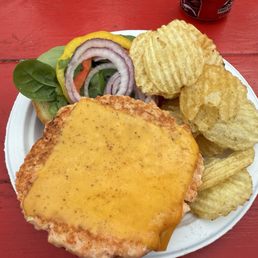 Salmon burger Salmon burger