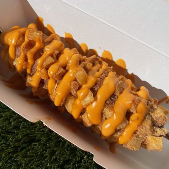 Two Hands Corn Dogs - Potato Dog, No Cheeto Dust - Korean Near Me - Tucson, Arizona