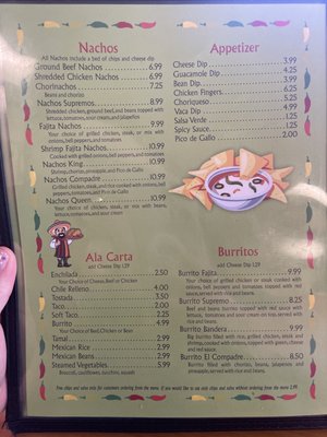 Menu photo 5 El Compadre Fayette, AL Menu photo 5 El Compadre Fayette, AL