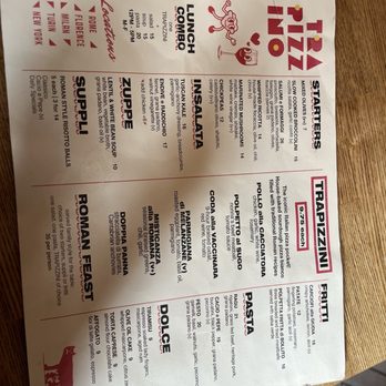 Trapizzino - Food menu - Italian Near Me - New York, New York Trapizzino - Food menu - Italian Near Me - New York, New York
