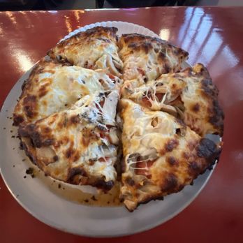 Panjo's Pizza - The deep dish that was not. What I got was thick dense crust with toppings. - Pizza Near Me - Corpus Christi, Texas