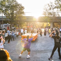 Davis Cherry Blossom Festival - Obon Odori -- community dancing!