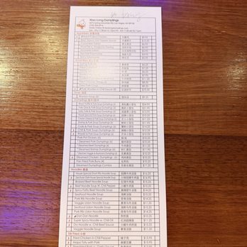 Xiao Long Dumplings - menu - Chinese Near Me - Las Vegas, Nevada