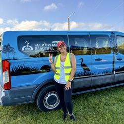City of Orlando - Me volunteering for the Lake Fran clean up