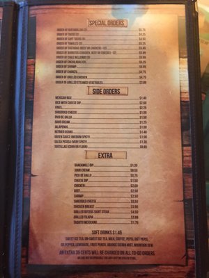 Menu photo 3 Atzimba Mexican Restaurant Clarksdale, MS Menu photo 3 Atzimba Mexican Restaurant Clarksdale, MS
