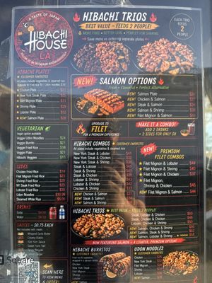 Menu photo 1 Hibachi House Paramount, CA