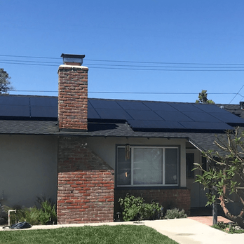 OC Solar - Went with a dark shingle and dark panel since panels face the front of the house. Looks as good as it can :) - Solar Installation Near Me - Irvine, California OC Solar - Went with a dark shingle and dark panel since panels face the front of the house. Looks as good as it can :) - Solar Installation Near Me - Irvine, California