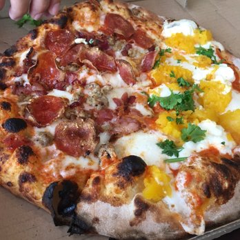 Bricks and Birch - Half Ron Swanson and half butternut ricotta! - Pizza Near Me - Redlands, California Bricks and Birch - Half Ron Swanson and half butternut ricotta! - Pizza Near Me - Redlands, California