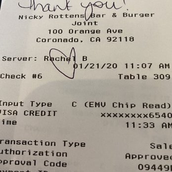 Nicky Rottens - The heart was a nice detail. - Sports Bars Near Me - Coronado, California
