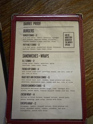Menu photo 4 Barrel Proof Nashville, TN Menu photo 4 Barrel Proof Nashville, TN