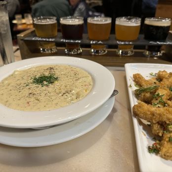Glacier BrewHouse - Seafood Chowder and Calamari - American Near Me - Anchorage, Alaska Glacier BrewHouse - Seafood Chowder and Calamari - American Near Me - Anchorage, Alaska
