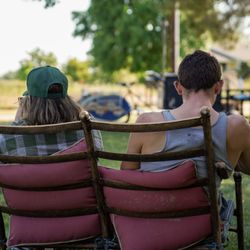 Turner Learning Center - Friends sitting together enjoying the country view