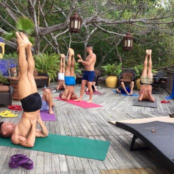 Hotel Casa Cupula - yoga on the patio of Villa Sevilla - Hotels Near Me - Puerto Vallarta, JAL