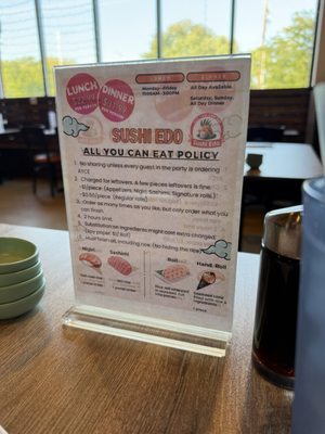 Menu photo 2 Sushi Edo Rolling Meadows, IL