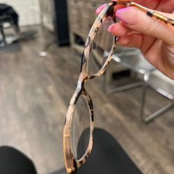 Visionworks Doctors of Optometry - On the top of the glasses you can see my makeup build up that easily scrapes off.