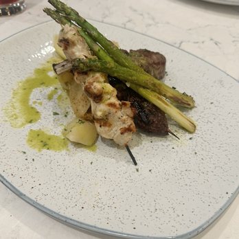 Our Mom Eugenia - Shirlington - Small plates for sure but they are filling! This is chicken lamb and beef I think - Greek Near Me - Arlington, Virginia Our Mom Eugenia - Shirlington - Small plates for sure but they are filling! This is chicken lamb and beef I think - Greek Near Me - Arlington, Virginia