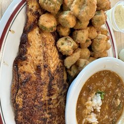 Huffman Cajun House - Catfish, etouffee, and fried okra.