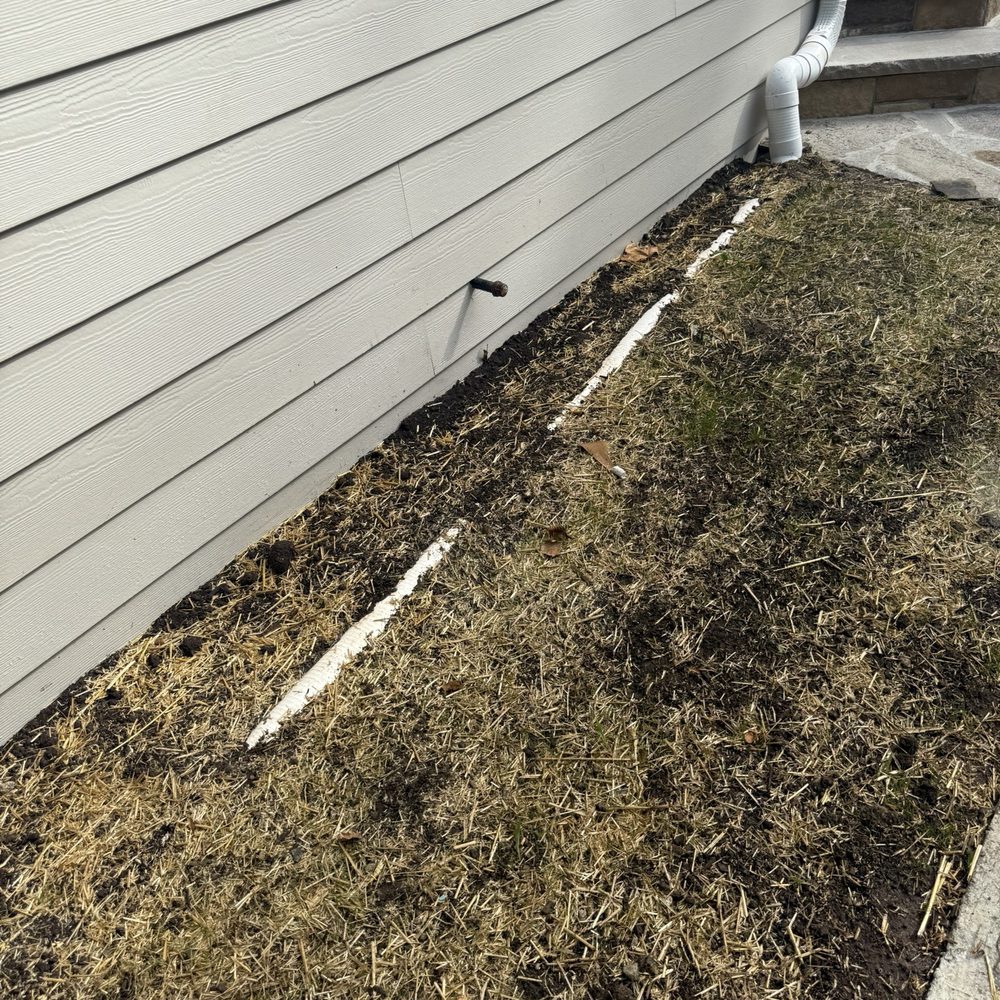 HQ Landscaping - He did not dig before putting an underground gutter - Masonry/Concrete Near Me HQ Landscaping - He did not dig before putting an underground gutter - Masonry/Concrete Near Me