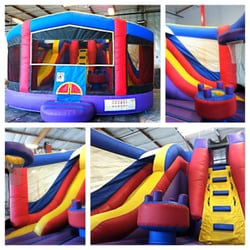Bothell Gymnastics Club - BGC's bounce house - used at birthday parties and during special events!