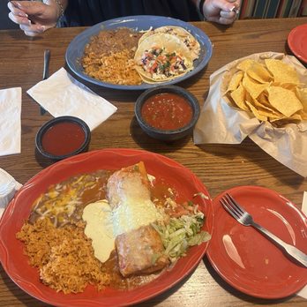 Macayo's Mexican Food - Baja chimichanga and the seasonal fish tacos. Chips and salsa - Mexican Near Me - Avondale, Arizona Macayo's Mexican Food - Baja chimichanga and the seasonal fish tacos. Chips and salsa - Mexican Near Me - Avondale, Arizona