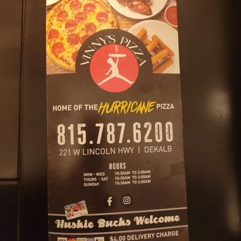 Vinny's Pizza - Menu - Pizza Near Me - Dekalb, Illinois