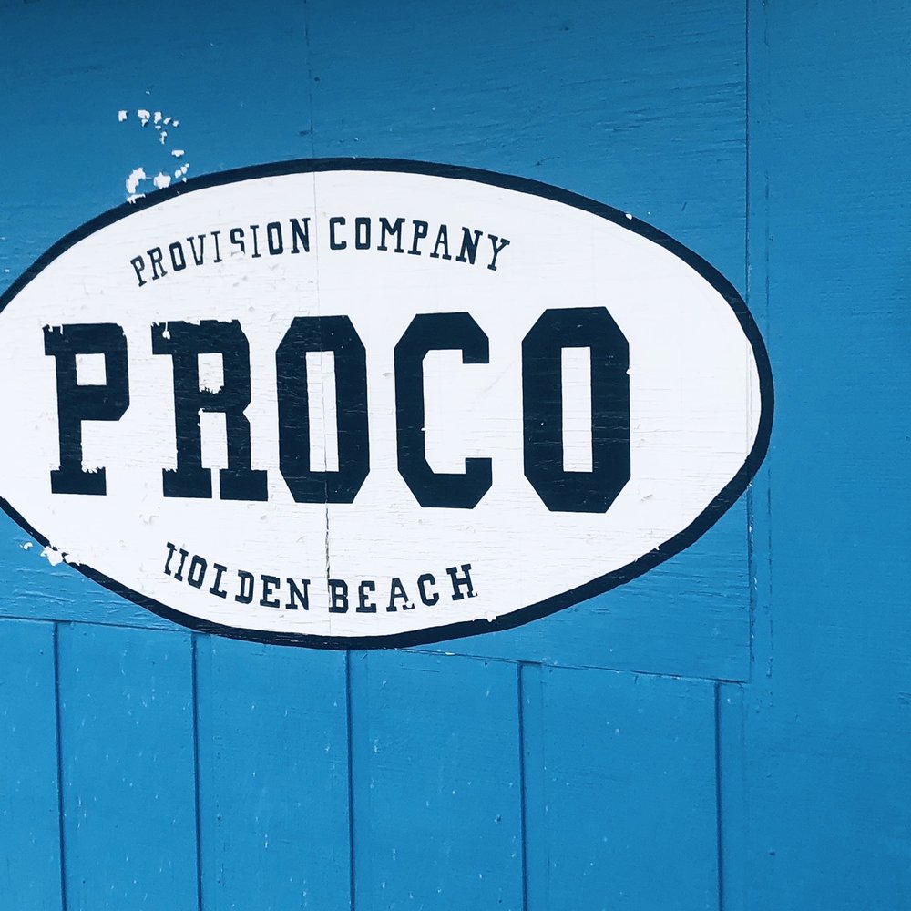 Provision Company - a sign for proco hidden beach - Seafood Near Me - Holden Beach, North Carolina Provision Company - a sign for proco hidden beach - Seafood Near Me - Holden Beach, North Carolina